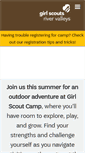 Mobile Screenshot of camp.girlscoutsrv.org